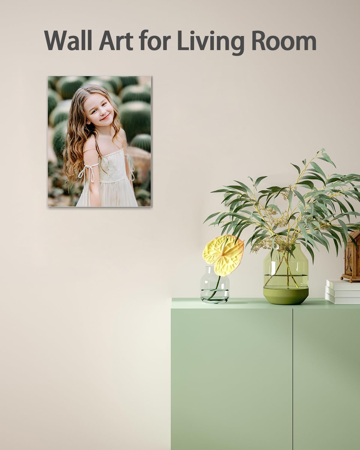 AbcCustomize Canvas Prints with Your Photos,Custom Canvas Wall Art for Bedroom, Living Room, Farmhouse Decor,Personalized Gifts Canvas Prints for Family,Friend,Lover,Pet