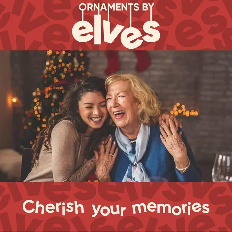 3D Snowman Family of 7 Ornament 2025 Personalized Family Christmas Ornaments 2025 | Snow People Personalized Tree Ornaments for Grandchildren, Siblings & Grandkids of Seven Ornament Snowmen Small Tree