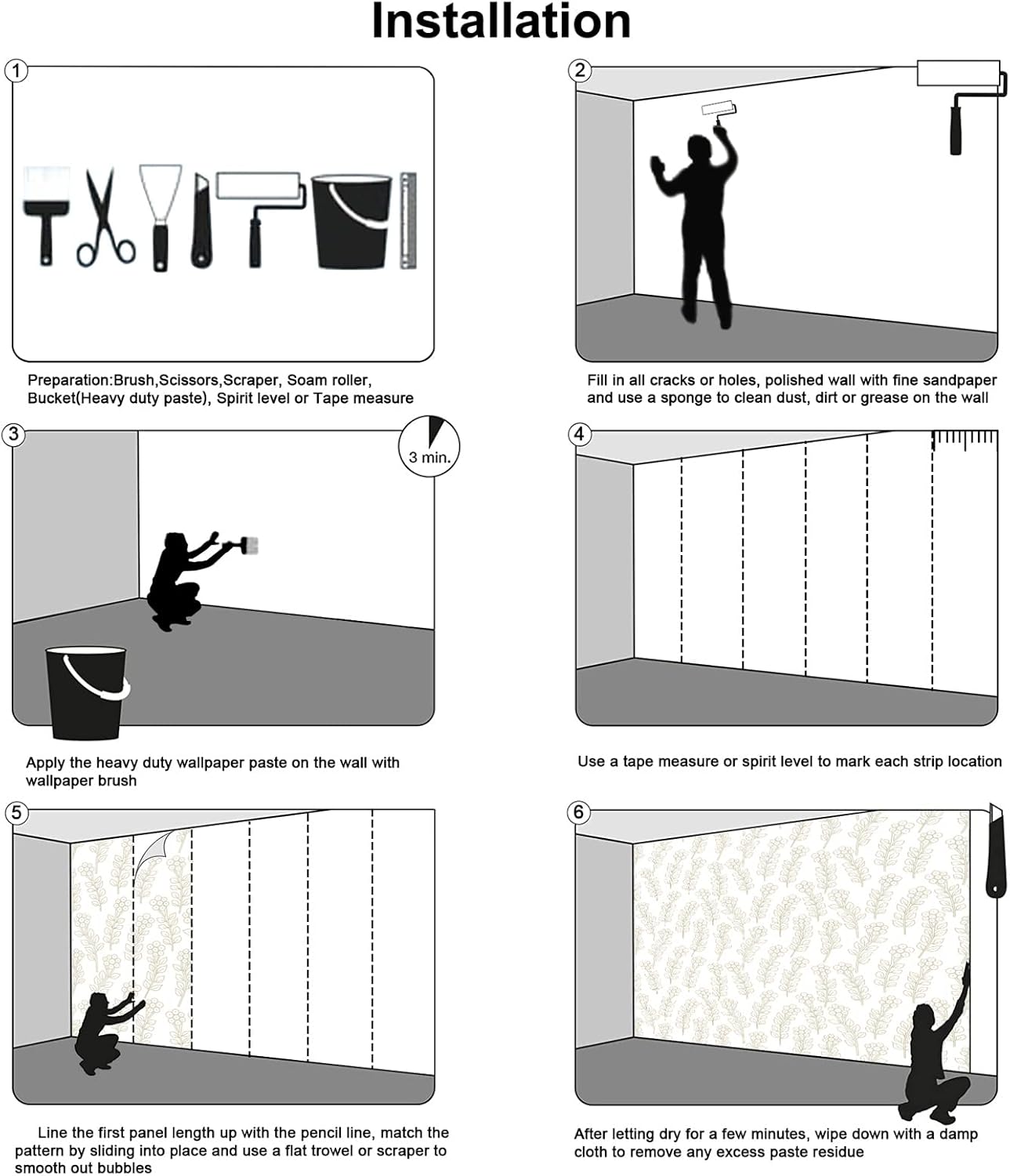 Animal Castle hot air Balloon Pink Wallpaper for Girls Room Wall Decoration Mural(Not Peel and Stick)