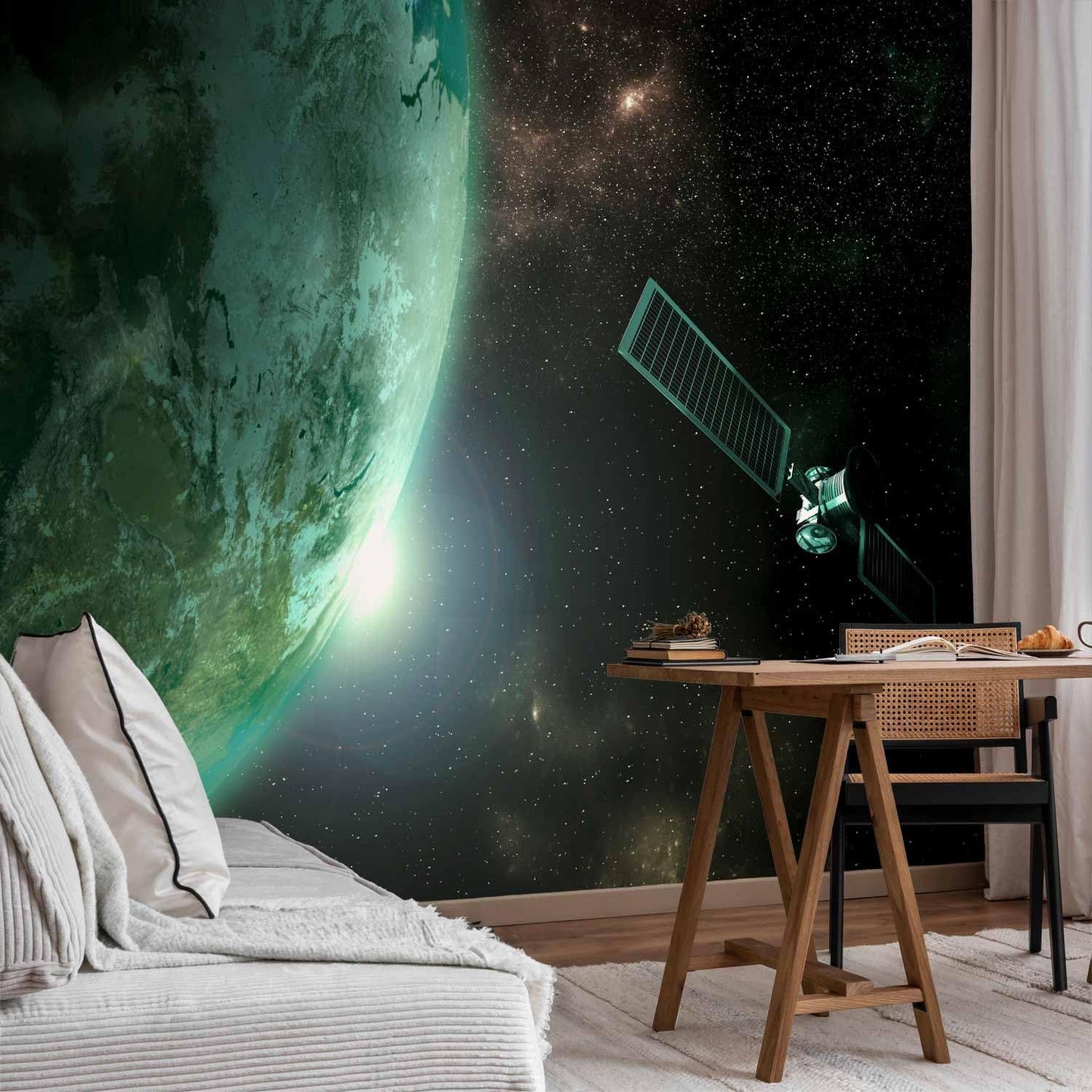 artgeist Wall Mural Cosmos Galaxy 193x138 in - XXL Peel and Stick Self-Adhesive Wallpaper Removable Large Sticker Foil Wall Decor Print Picture Image Design n-B-0007-a-b