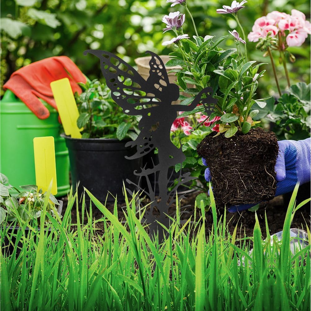 Decorative Garden Stakes, Fairy Garden Statues for Home and Garden (12)