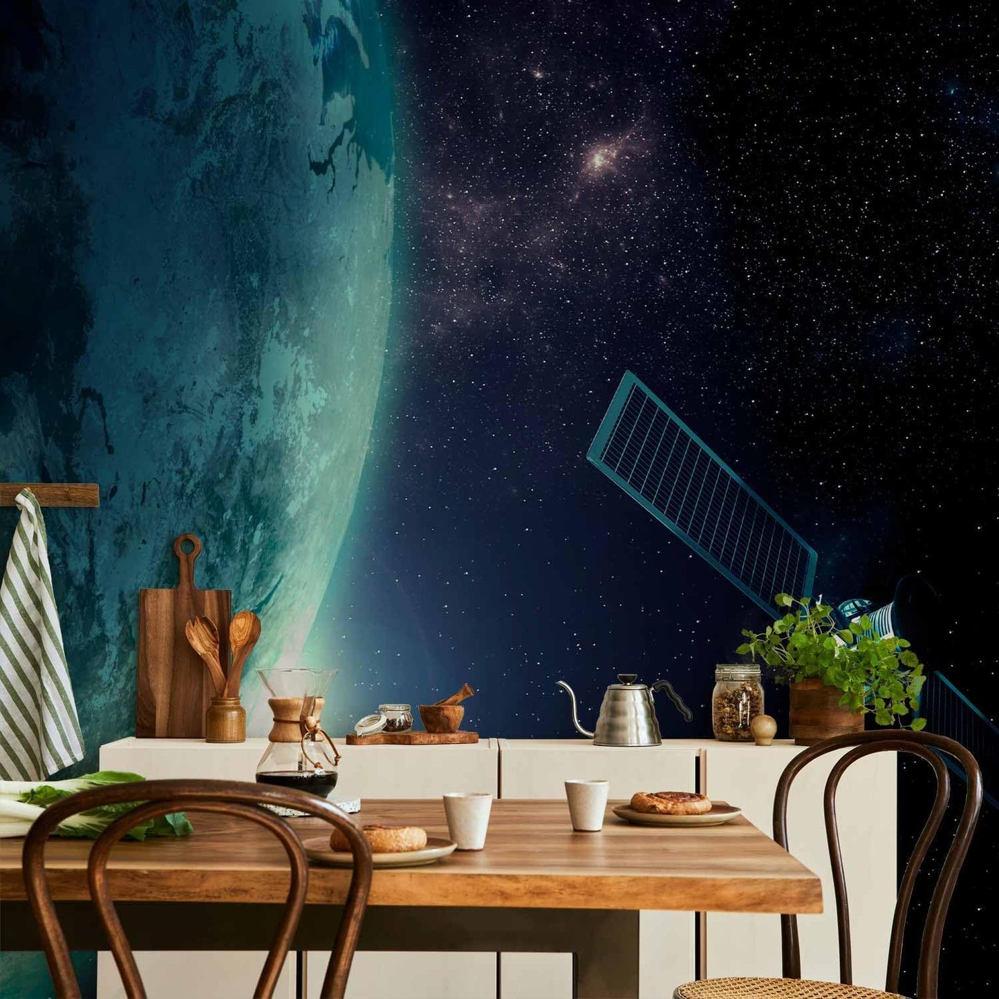 artgeist Wall Mural Cosmos Galaxy 193x138 in - XXL Peel and Stick Self-Adhesive Wallpaper Removable Large Sticker Foil Wall Decor Print Picture Image Design n-B-0007-a-c