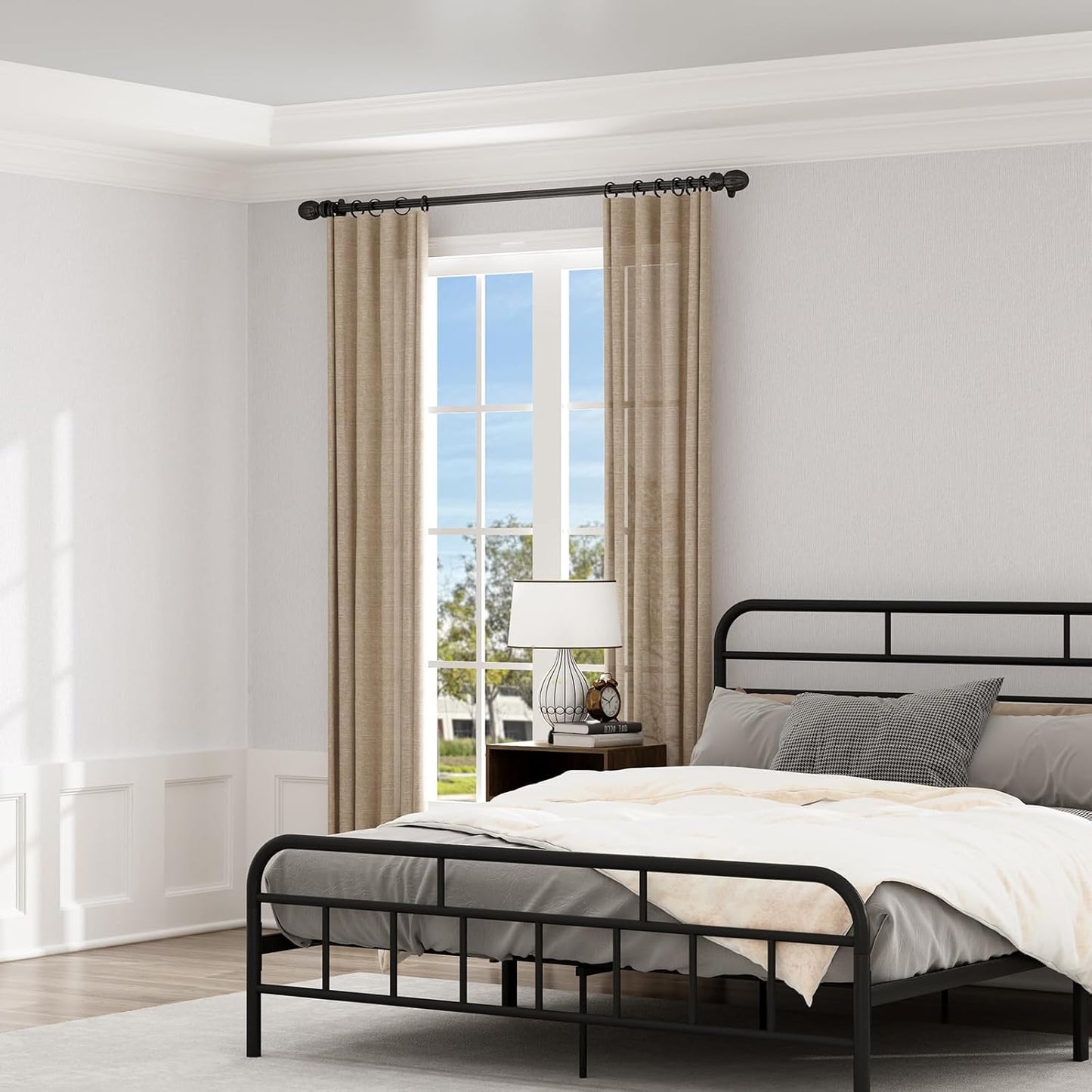 Grasscloth White Peel and Stick Wallpaper 20.8"x394" Thick Slight Embossed Linen Textured Wall Paper Self-Adhesive Removable Wallpaper Vinyl Film Roll for Home Use (White, 20.8"x394")