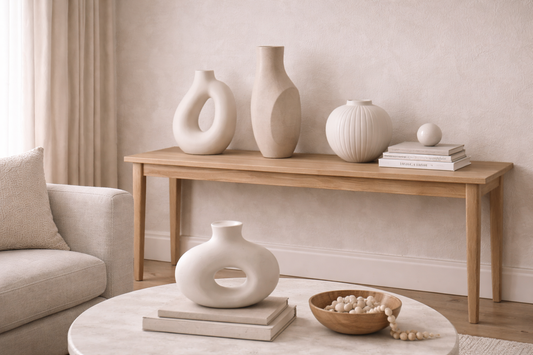 How Sculptural Vases Add Subtle Drama to Minimal Interiors