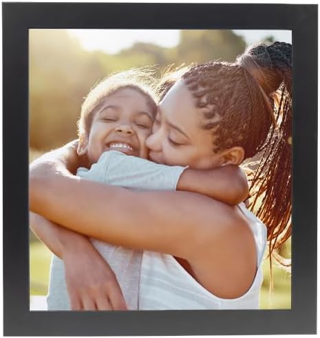 Custom Canvas Prints with Your Photos – Personalized Picture To Canvas Wall Art, Perfect for Home Decor, Gifts & Keepsakes, Ready to Hang (12" L x 12" W x .75”D, Classic Black)