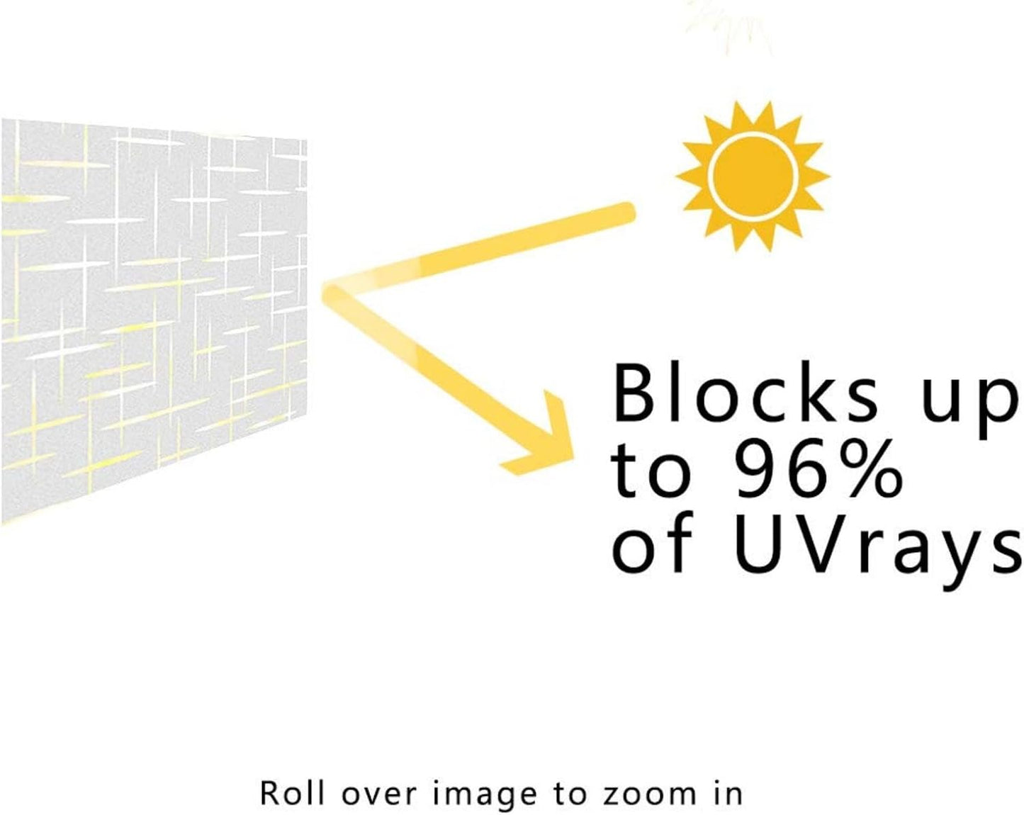 Finnez Frosted Window Film Non-Adhesive, Frosting Privacy Film for Glass Windows, Self Static-Cling Decorative Window Cling for Home Office UV Protection Cross Pattern, 29.5 x 118.1inches