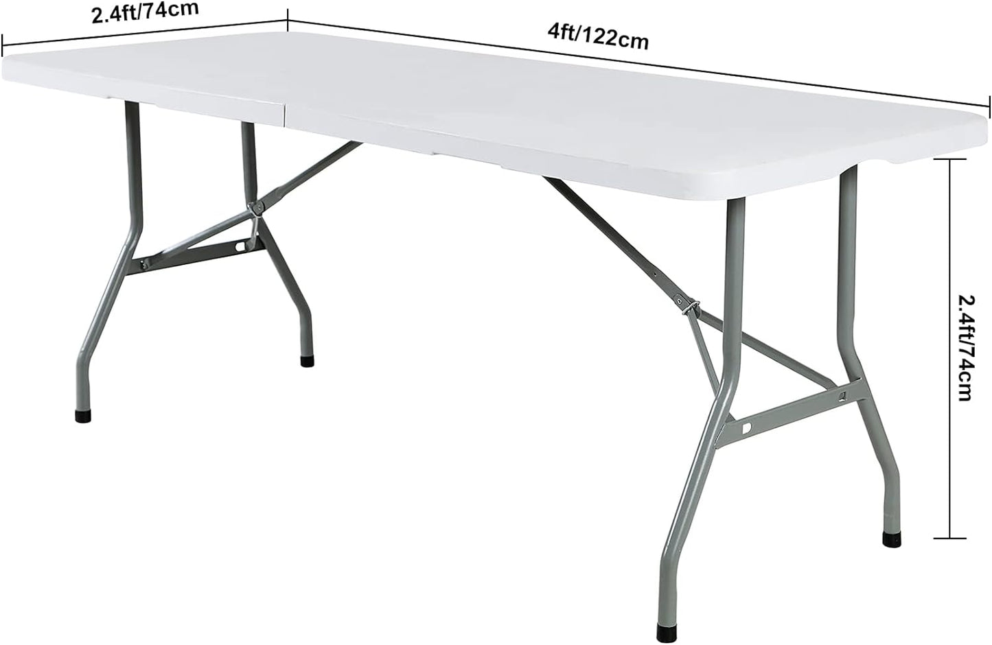 2Pack Spandex Waterproof Table Covers 4ft，Spandex 4ft Waterproof Table Cover for Party,Wedding, Banquet, and Events(Yellow)