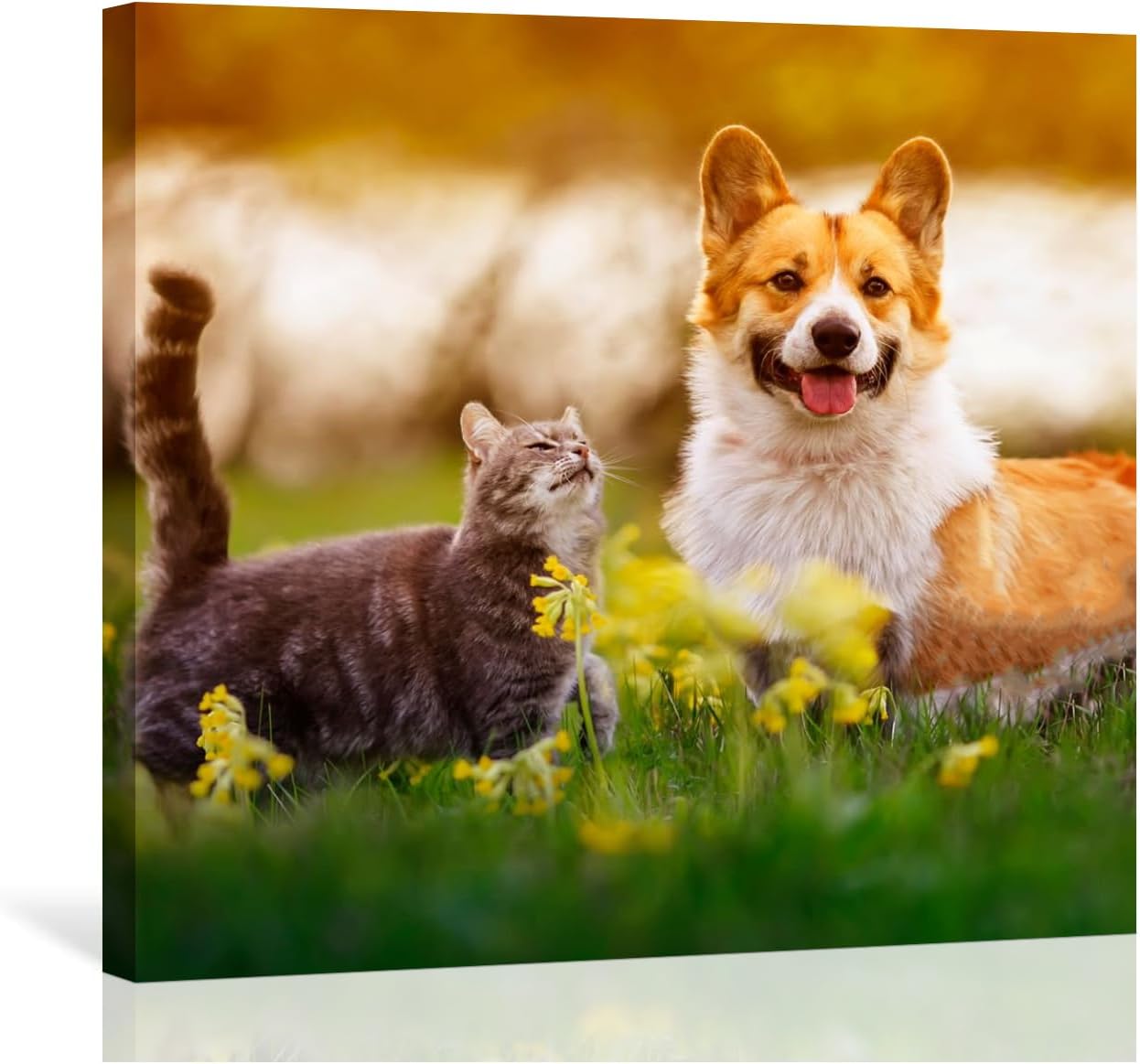 Custom Framed Canvas Prints With Your Photos-Personalized Picture To Canvas Wall Art ，Home Decoration Gifts Holiday Gifts