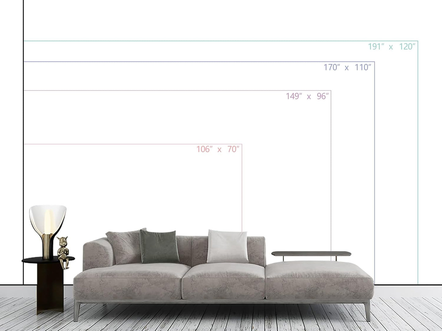 Beautiful 3D Snowy Forest Wallpaper Gray New York Park Landscape Wall Mural Living Room Bedroom (Not Peel and Stick)