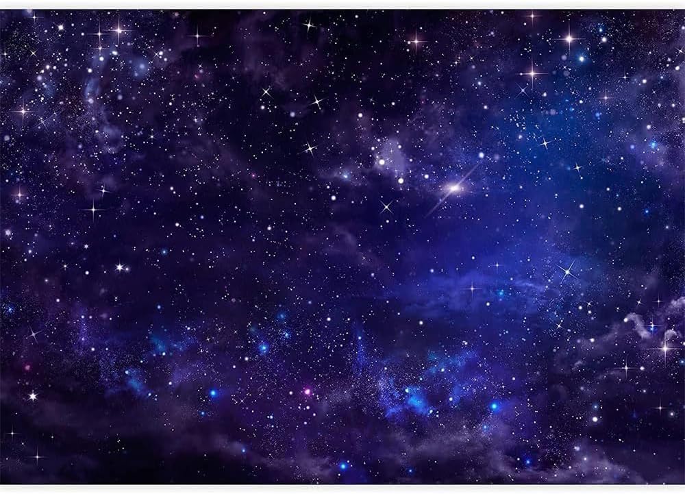 Custom Galaxy Space Wall Mural Starry 3D Wallpaper Night Sky Murals Outer Space Murals Bedroom Living Room Wallpaper