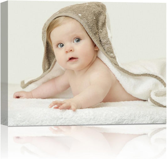 AbcCustomize Custom Canvas Prints,Transform Your Memories into Beautiful Art with Personalized Photo on Canvas,Personalized Canvas Wall Art for Home Decor, Gifts, and Keepsakes