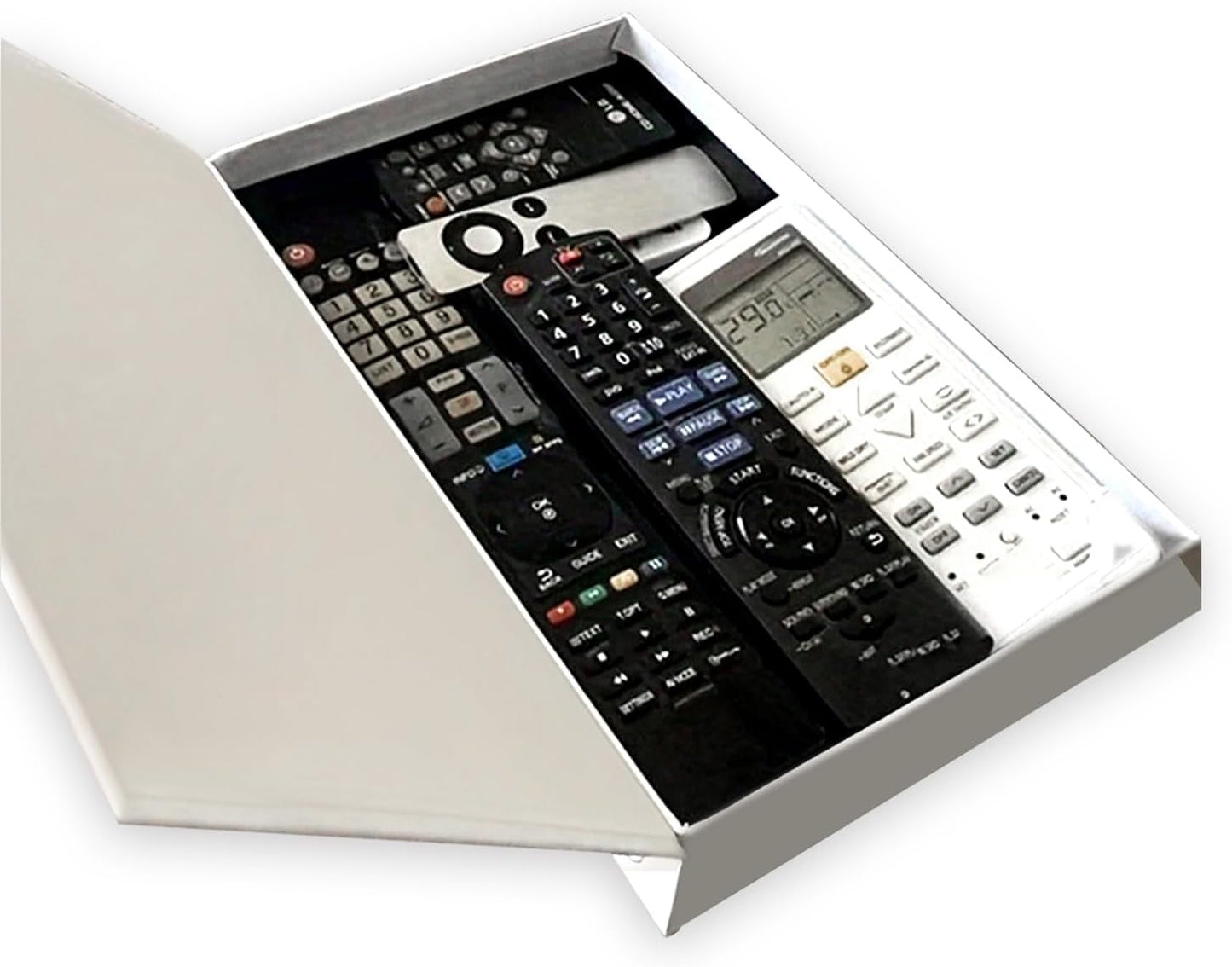 Decorative Storage Book Box – Hidden Storage for Remote Controls, Keys, and Small Items – Elegant Home Decor for Living Room, Bedroom, Coffee Table – Modern Style Faux Book Organizer (Pairs)