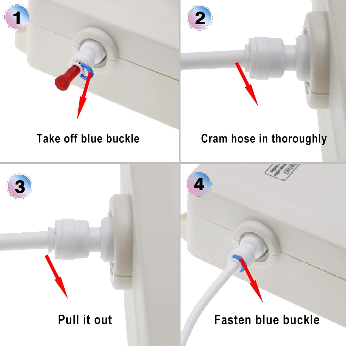 Drinking Water Dispenser Pump System Bottle Water Dispenser 5 Gallon 40PSI for Refrigerator Ice Maker Faucet Coffee/Tea Maker Single Inlet