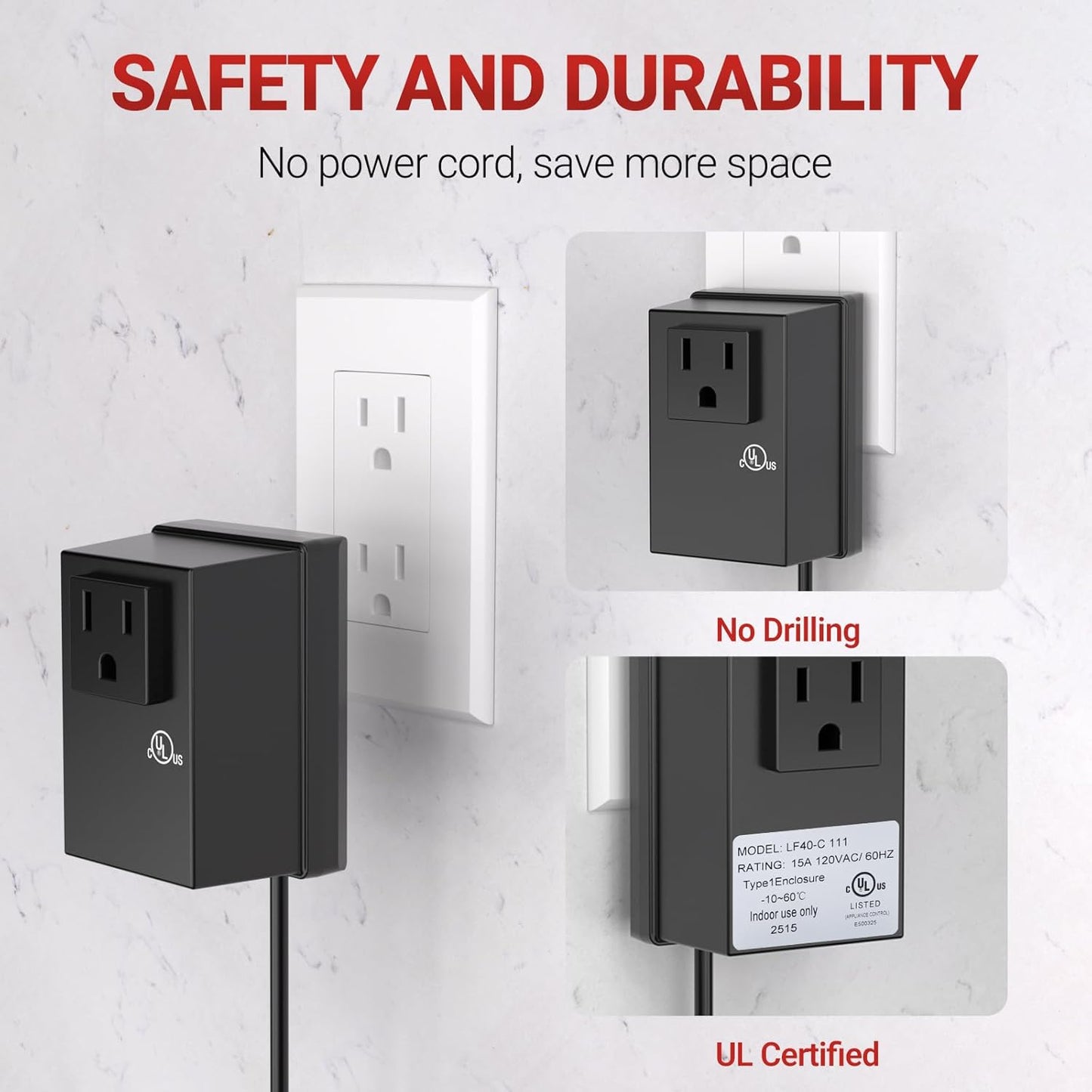 APIELE Garbage Disposal Air Switch Kit, Sink Top Push Button Switch for Food Waste Disposer, UL Listed 3.6" Long On/Off Air Button (Matte Black)