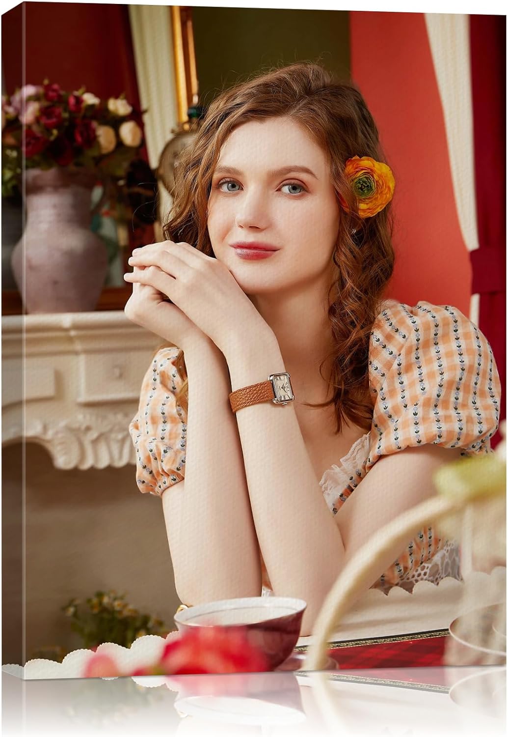 AbcCustomize Canvas Prints with Your Photos，Custom Canvas Wall Art for Bedroom, Living Room, Farmhouse Decor，Personalized Gifts Canvas Prints for Family，Friend，Lover，Pet