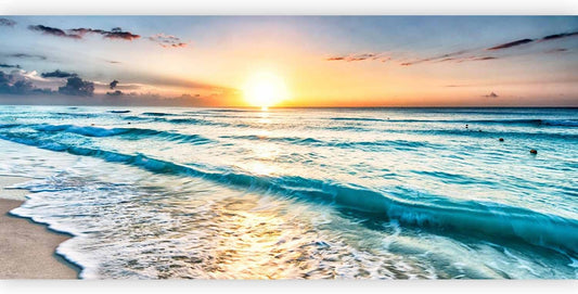 artgeist Wall Mural Nature 216x98 in - XXL Non-Woven Corner Wallpaper Fleece Angle Wall Decor Photo Print Picture Nature Beach Sand Sea View c-B-0552-a-b