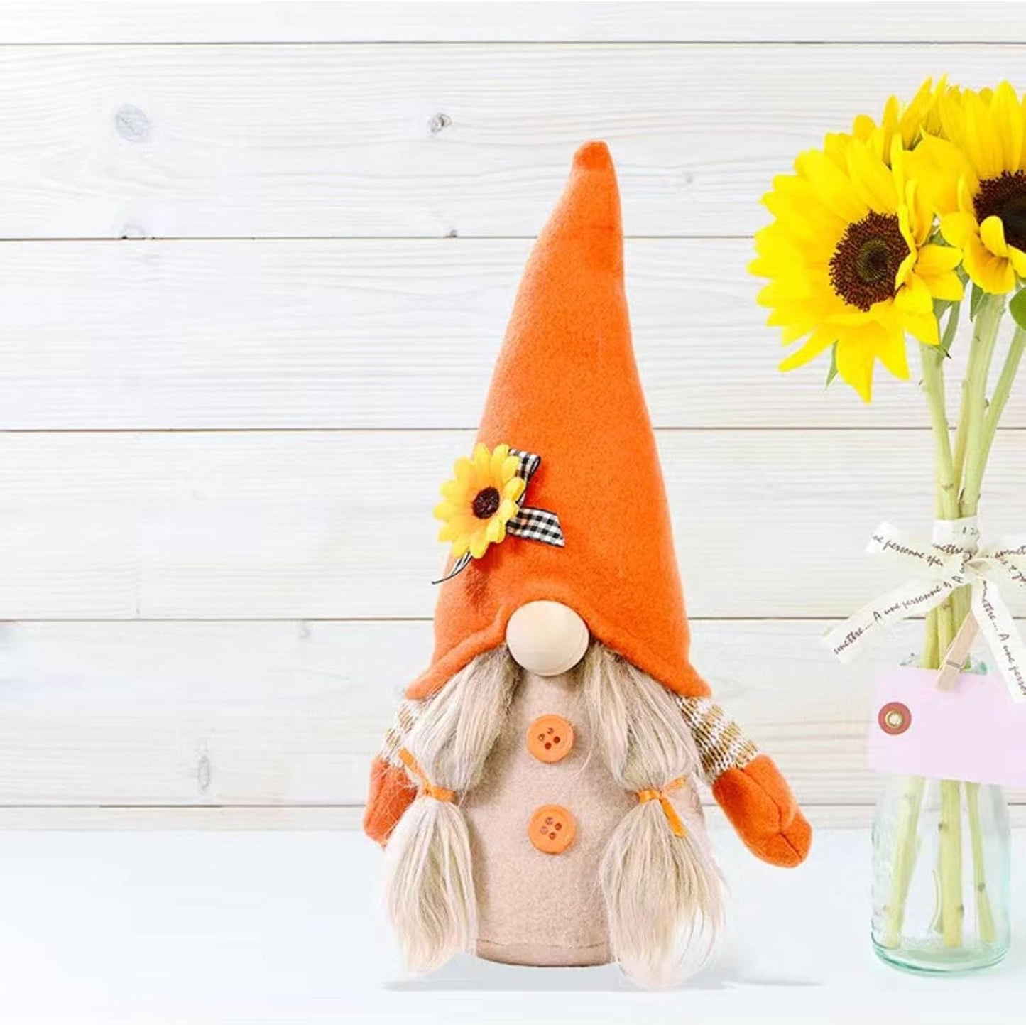 Gnomes Plush Decorations,Fall Decor Fall Gnome Plush Decoration for Home,Handmade Swedish Tomte Doll Mr and Mrs Scandinavian Gnomes,Fall Home Decor Thanksgiving Gnome Table Decorations,Girl