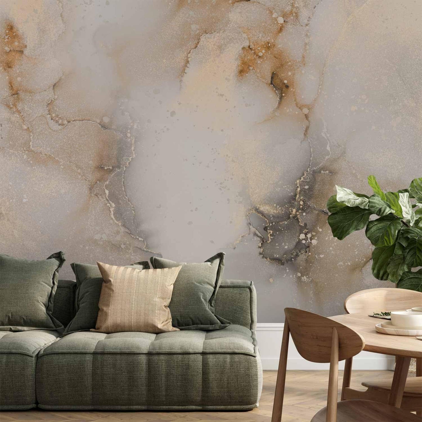 artgeist Wall Mural Peel and Stick Marble Stone 212x98 in - XXL Self-Adhesive Corner Wallpaper Removable Large Sticker Foil Angle Wallpaper Wall Decor Marble Beigef-C-10058-a-d