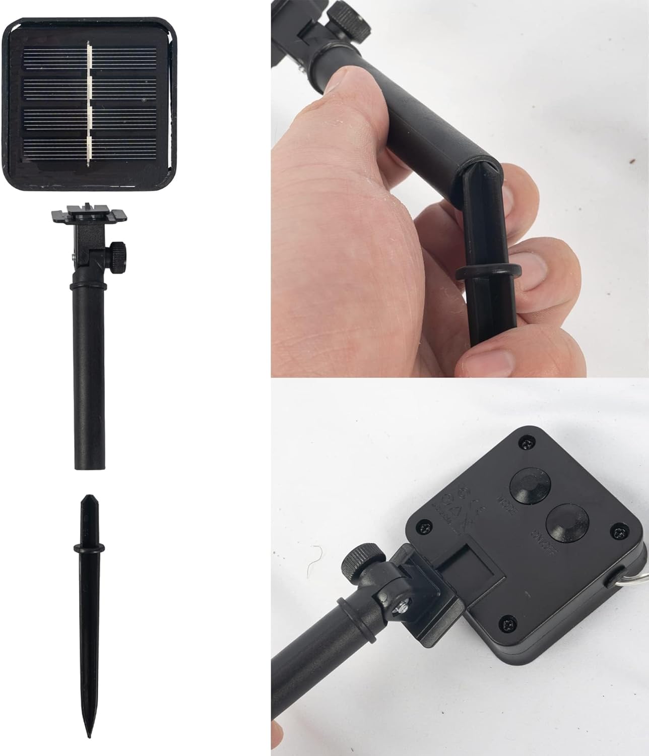 Dazzle Bright 4 Pack Solar String Lights Outdoor, Total 160FT 480LED Solar Powered Waterproof Fairy Lights 8 Modes, Silver Wire Lights for Christmas Patio Party Tree Yard Decoration (Warm White)