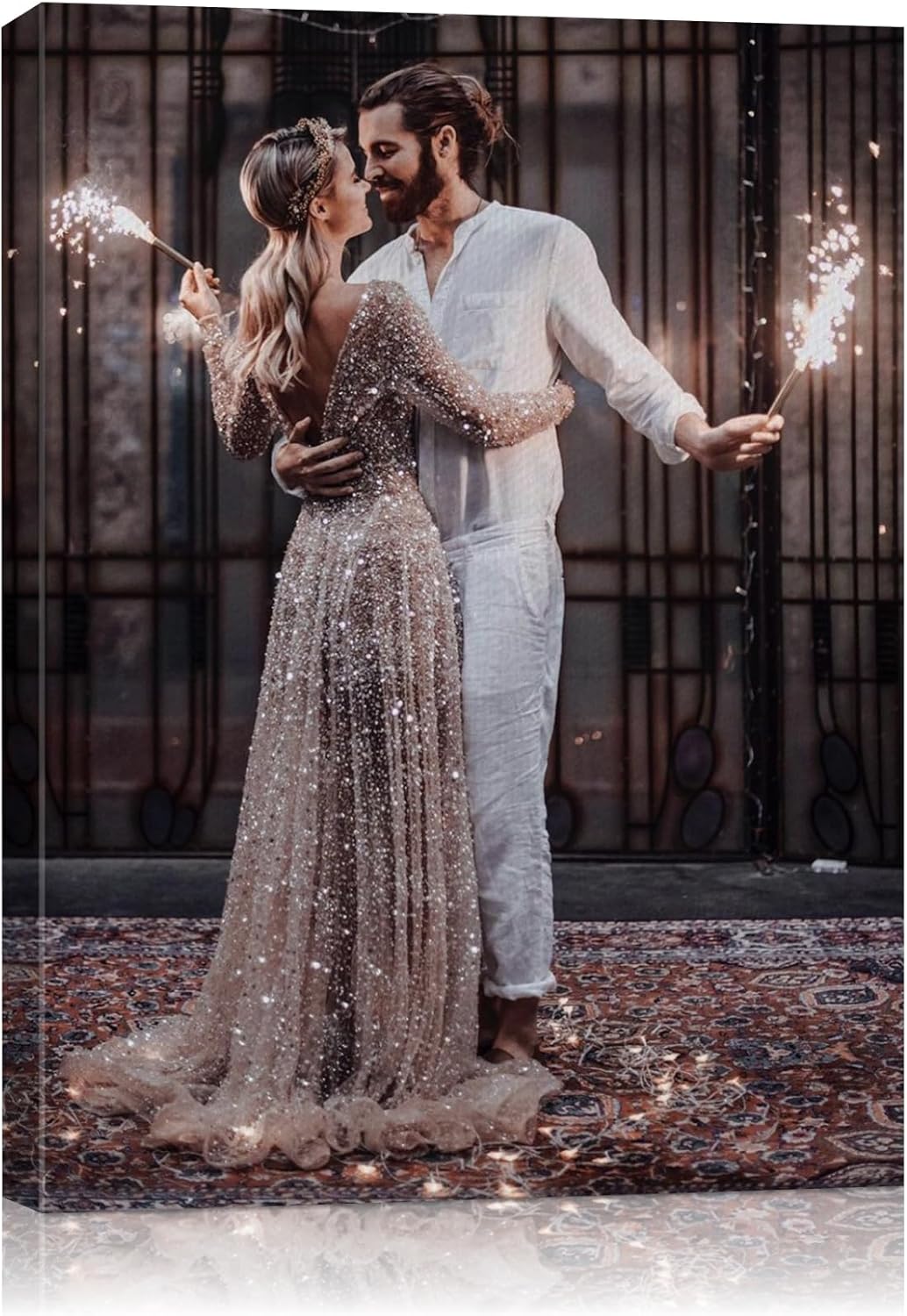 AbcCustomize Custom Canvas Wall Art with Your Photos, Perfect for Living Room, Bedroom, Farmhouse Decor, Personalized Gifts