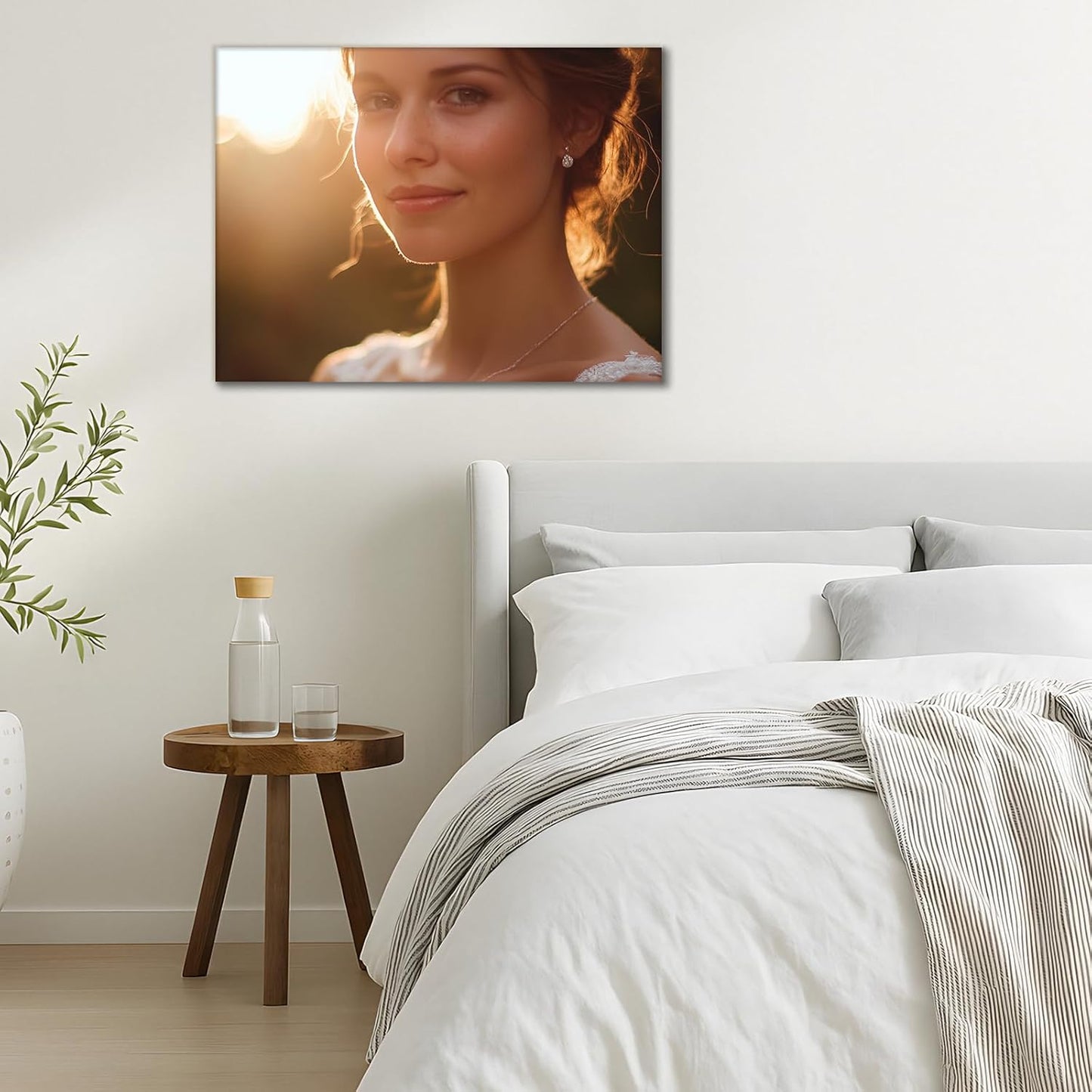 GAIYUAO Custom Canvas Prints with Your Photos Customized Canvas Pictures for Wall Art Large Wall Art for Living Room Personalized Pictures with Photos for Home Decor Bedroom 8x12in