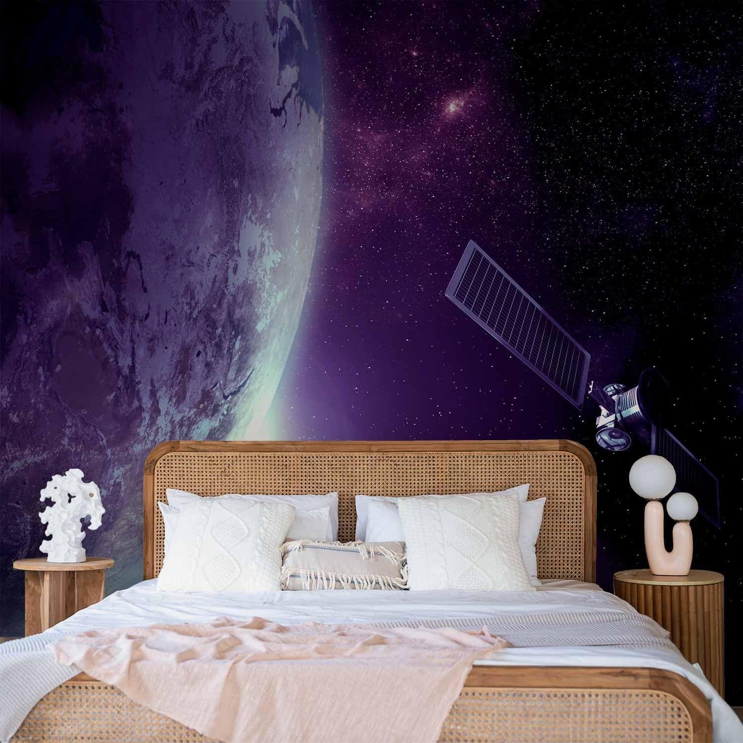 artgeist Wall Mural Cosmos Galaxy 116x83 in - Peel and Stick Self-Adhesive Wallpaper Removable Large Sticker Foil Wall Decor Print Picture Image Design n-B-0007-a-d