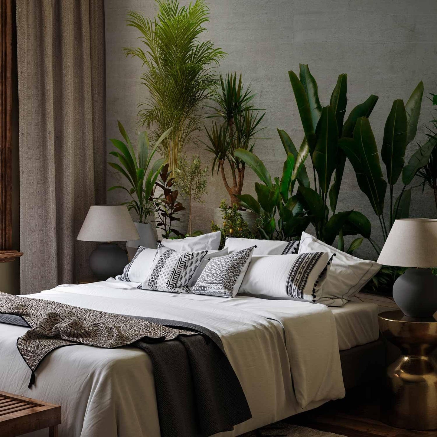 artgeist Wall Mural Nature 154x110 in - XXL Peel and Stick Self-Adhesive Wallpaper Removable Large Sticker Foil Wall Decor Print Picture Image Design Botanics Plants 3D Effect b-B-0600-a-a