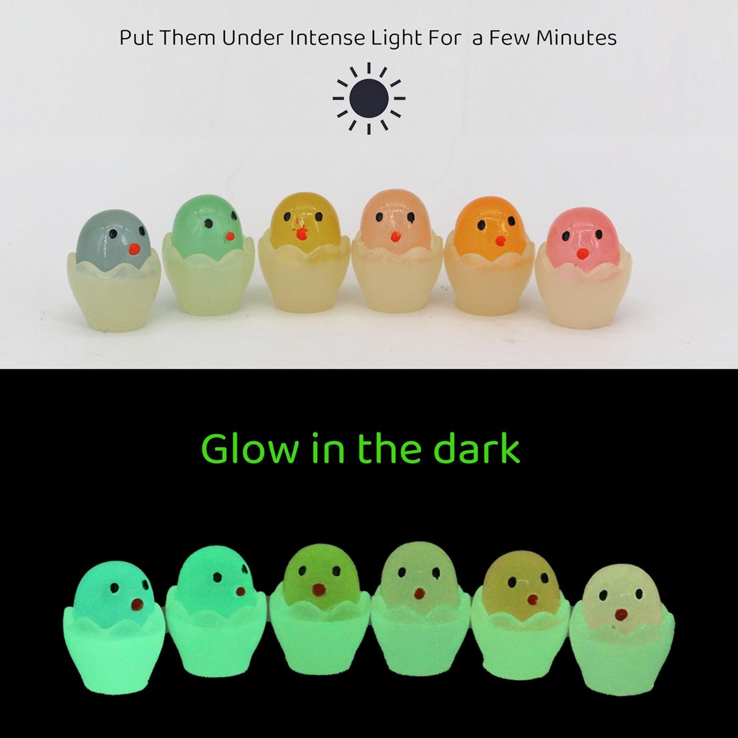 Fairy Garden Accessories Tree Elves Glow in Dark Alien Decor Miniature Luminous Ghost kit for Micro Landscape Decoration Outdoor Status Patio Lawn Yard Kit (20 Green)