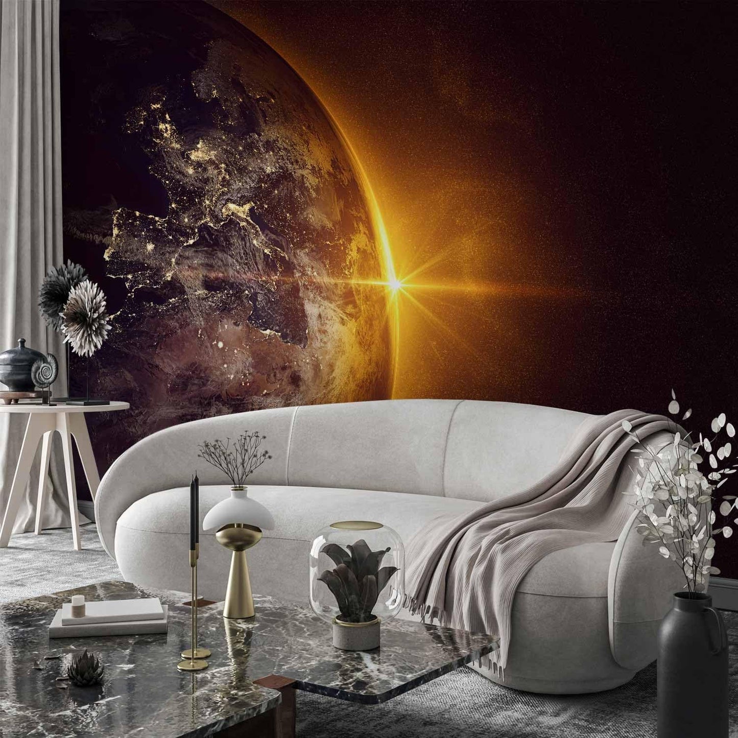 artgeist Wall Mural Cosmos Galaxy 135x101 in - Peel and Stick Self-Adhesive Wallpaper Removable Large Sticker Foil Wall Decor Print Picture Image Design n-B-0003-a-a