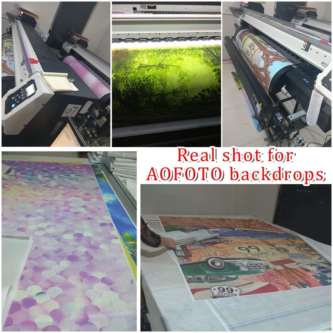 AOFOTO 8x8ft Moon Night Halloween Cemetery Photography Backdrop Flying Bats Birds Stand on Gravestone Cross Graveyard in Dark Forest Photo Background Cloth Vinyl Wallpaper Photo Studio Props