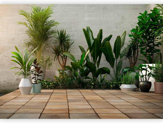 artgeist Premium Wall Mural Nature 157x110 in - XXL Non-Woven Wallpaper Fleece Wall Decor Photo Print Picture Image Design Botanics Plants 3D Effect b-B-0600-a-a