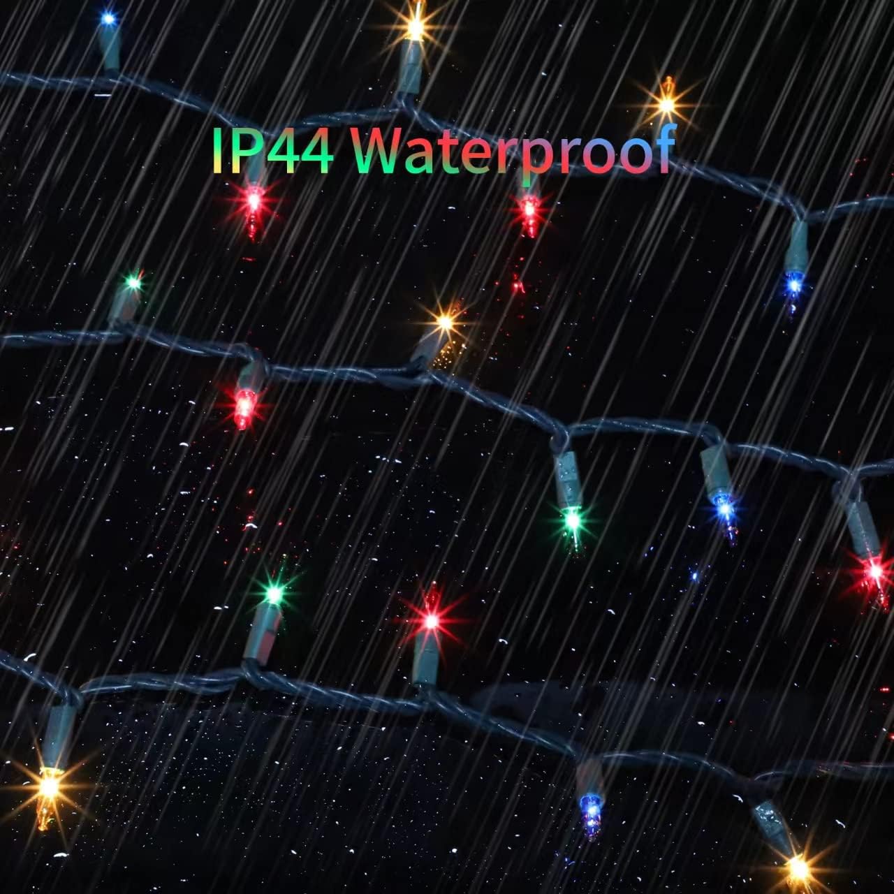 Green Wire,Multicolor,Incandescent Bulb 100 Mini String Lights for Indoor Christmas Tree Garland Birthday Wedding Party Festival Decoration