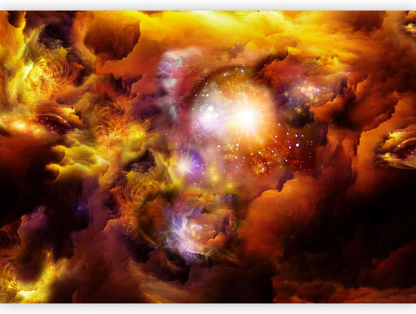 artgeist Premium Wall Mural Cosmos Galaxy 197x138 in - Non-Woven Wallpaper Fleece Wall Decor Photo Print Picture Image Design Home n-A-0027-a-d