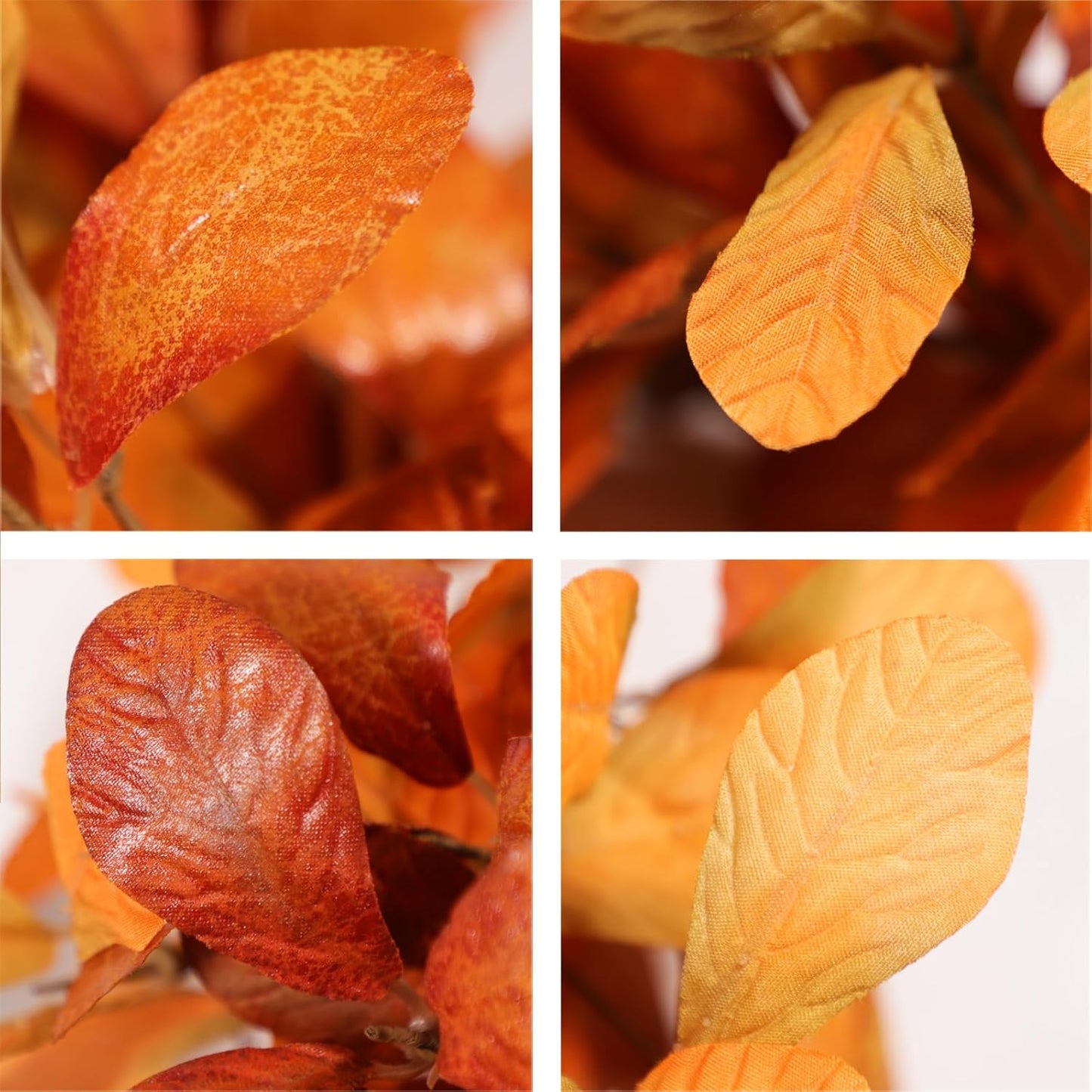 24 Inch Artificial Autumn Wreaths - Fall Leaves Wreath Front Door Decor for Harvest Farmhouse Style, Thanksgiving Halloween Holiday Decor Indoor Outdoor Use