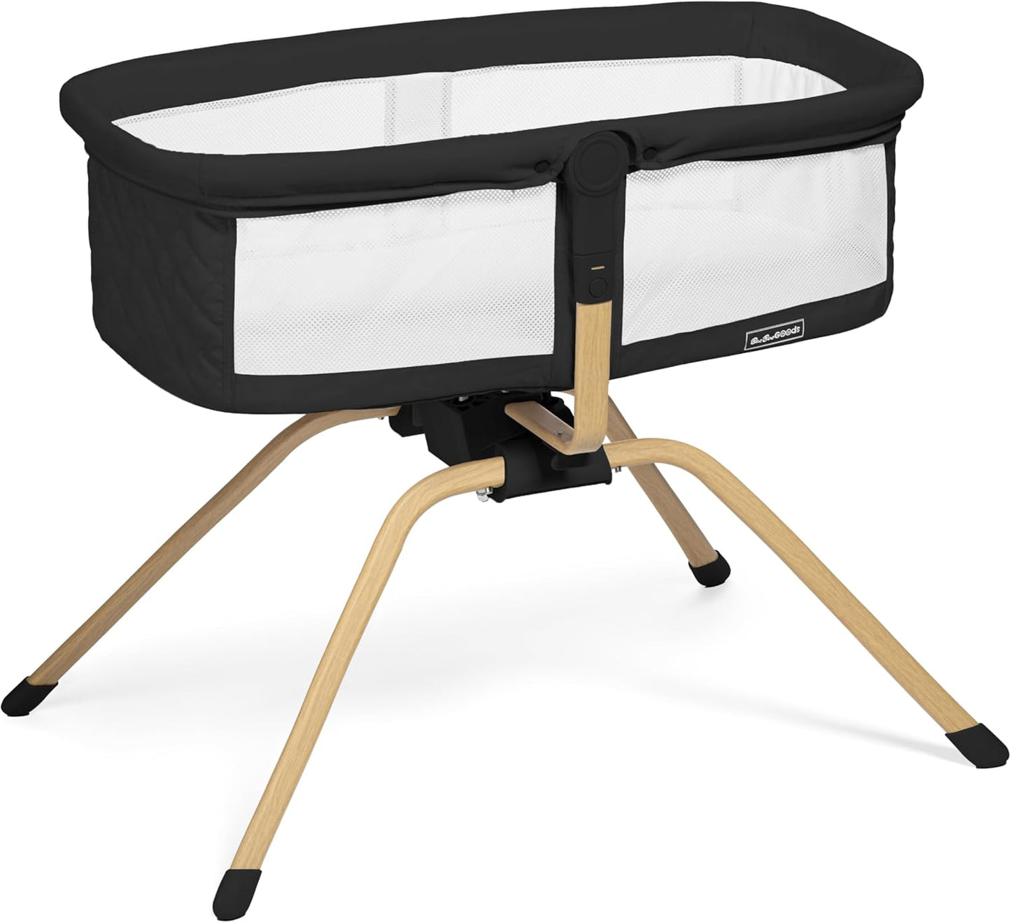 Baby Bassinet with Rocking/Gliding, Portable Bedside Sleeper for Baby with Foam Mattress, Baby Bedside Crib for Newborns and Infants with Carrybag