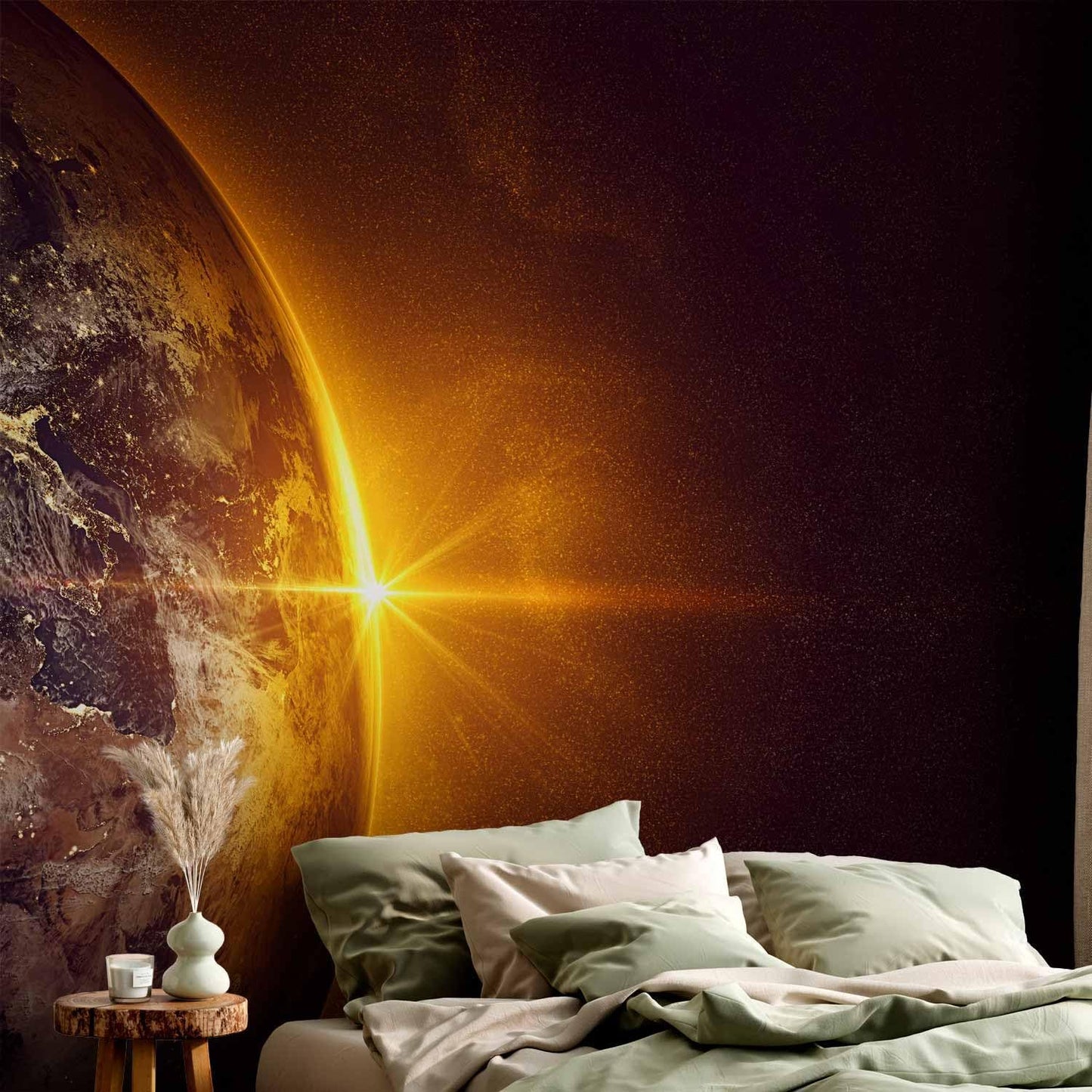 artgeist Wall Mural Cosmos Galaxy 135x101 in - Peel and Stick Self-Adhesive Wallpaper Removable Large Sticker Foil Wall Decor Print Picture Image Design n-B-0003-a-a