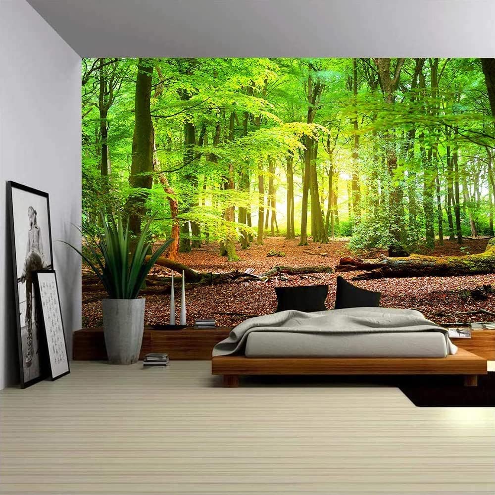 Forest Wall Murals Landscape Tree Wallpaper Mural Wall Decor for Bedroom, Living Room, Kids Room