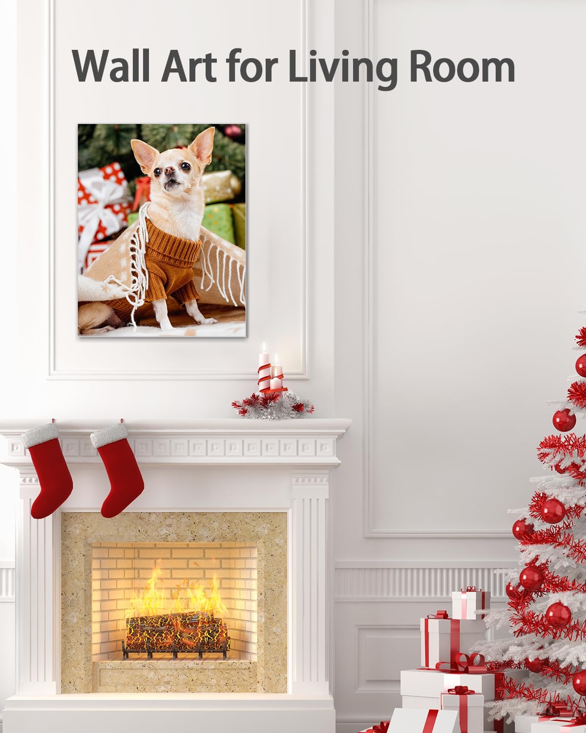 AbcCustomize Custom Canvas Wall Art with Your Photos, Perfect for Living Room, Bedroom, Farmhouse Decor, Personalized Gifts