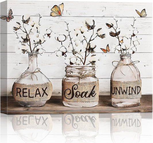 AbcCustomize Wall Art, Canvas Wall Art for Living Room Decor,Wall Decor Aesthetic, Country Nature Landscape Painting for Bedroom Bathroom Office Home Decor