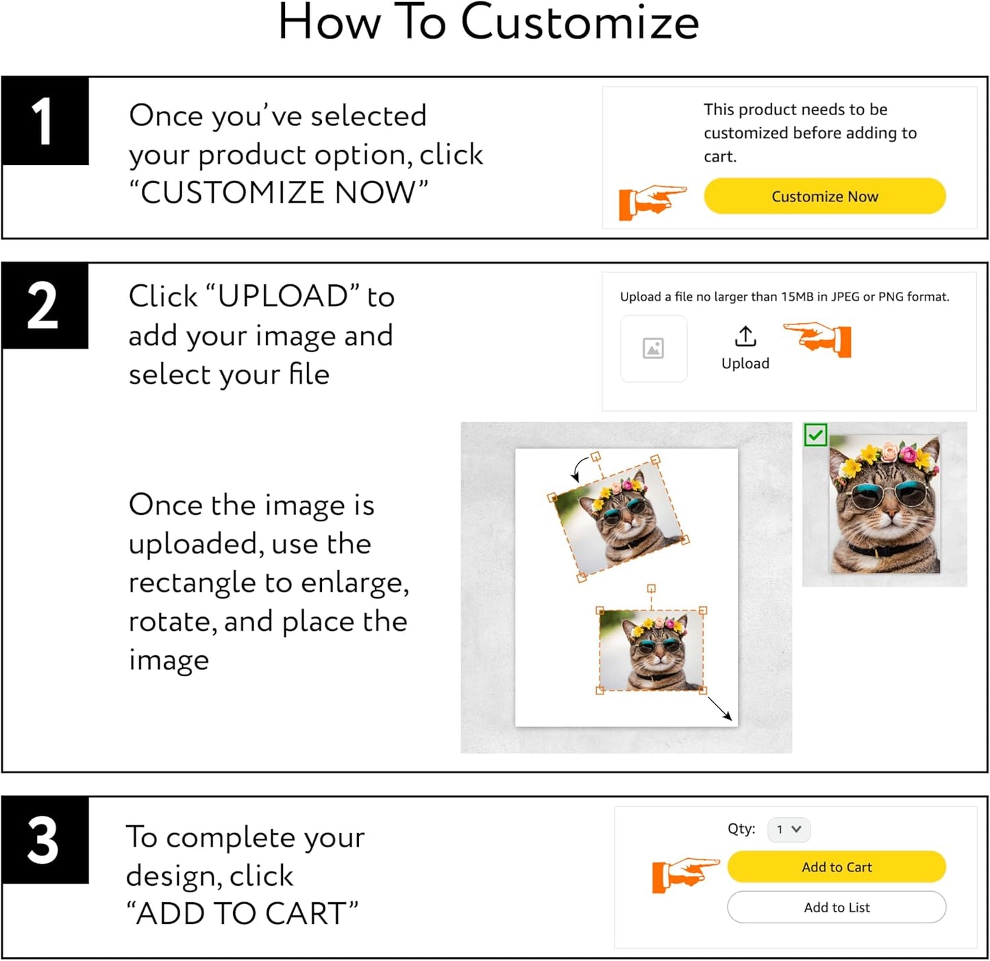 Custom Poster Print,11x14, Upload Any Photos/Images, Personalized Photo Prints, DIY Your Own Poster, Photo to Poster Printing