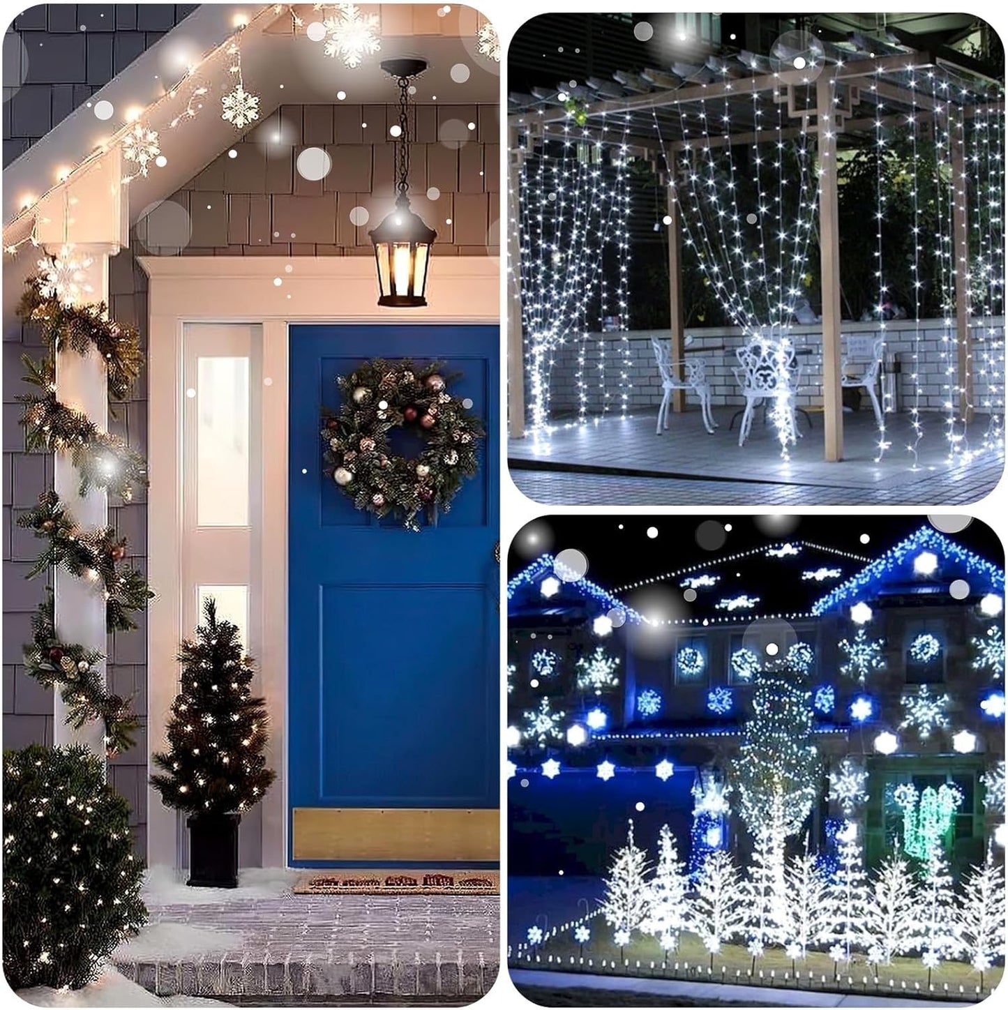 4 Pack 100 LED Fairy Lights Battery Operated with Timer & Remote, 33FT Waterproof Twinkle Lights Indoor Outdoor, Fairy String lights for Bedroom Classroom DIY Wedding Christmas Decorations, Cool White
