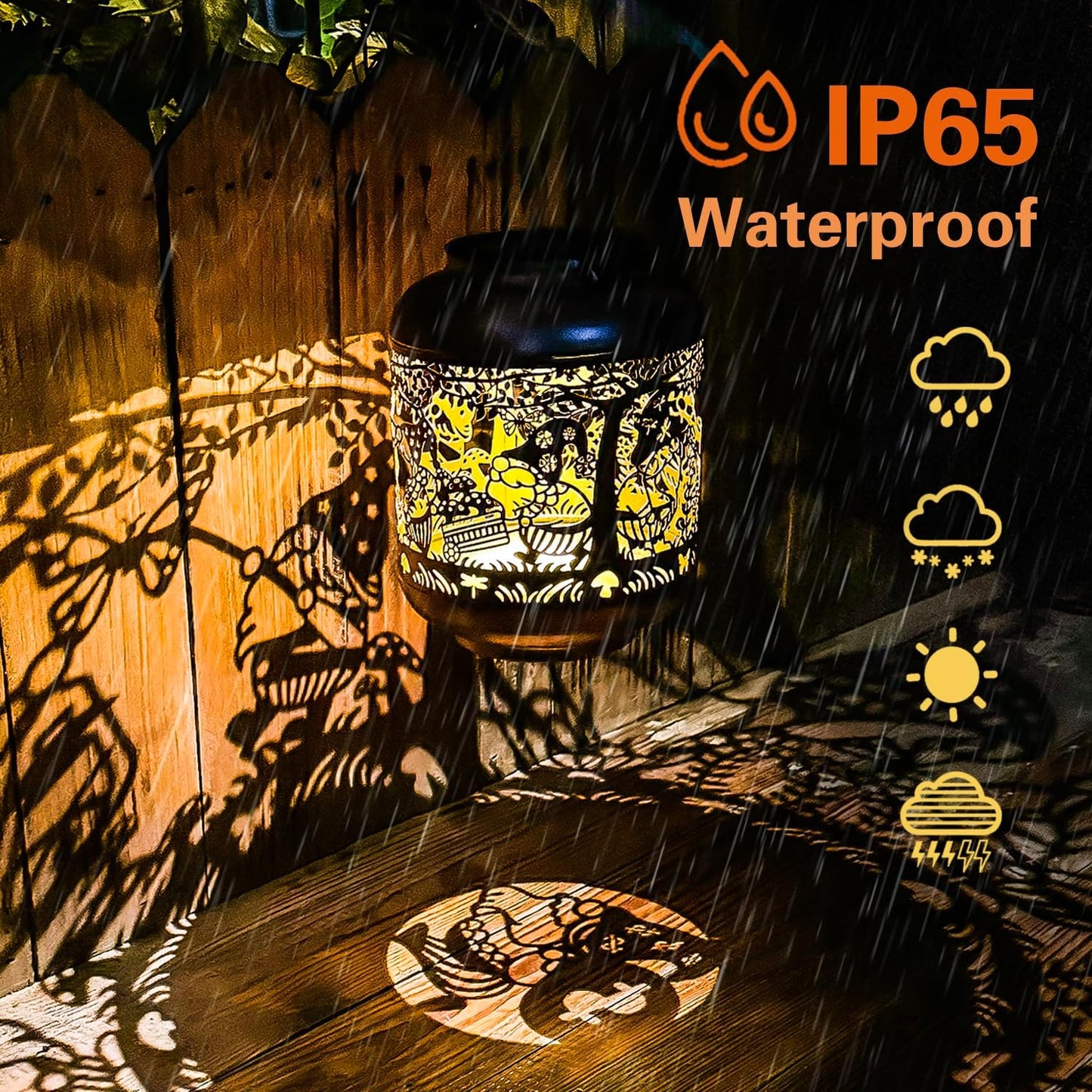 2 Pack Gnomes Solar Lanterns Outdoor Waterproof,Hanging Solar Lights Gnome Gifts for Women Metal LED Decorative Light for Yard,Patio,Lawn,Tabletop,Pathway,Landscape,Garden Gnomes Decor