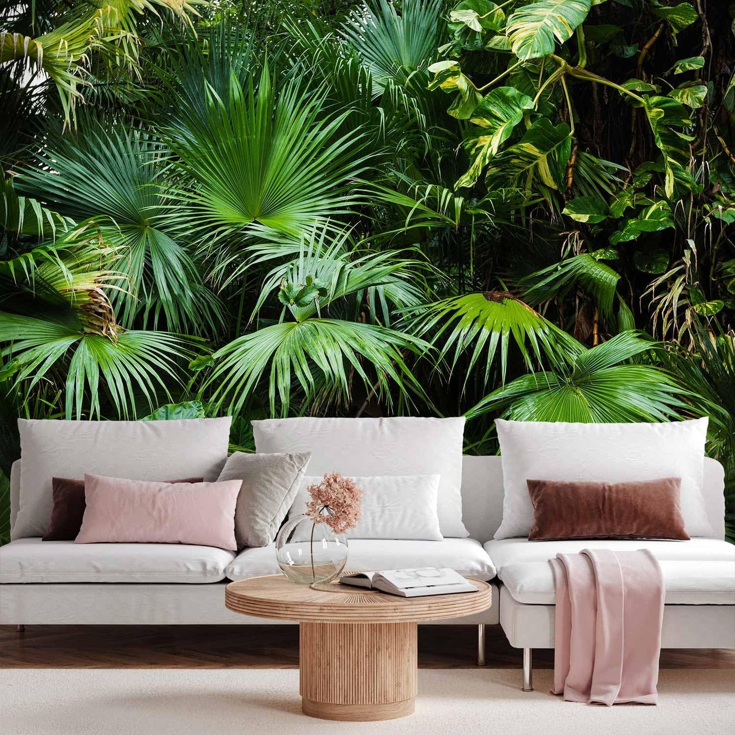 artgeist Wall Mural Tropical 98"x69" XXL Peel and Stick Self-Adhesive Wallpaper Removable Large Sticker Foil Wall Decor Print Picture Image Design