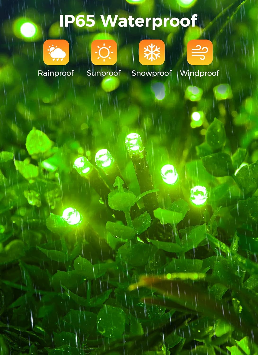 2-Pack 400LED 170FT Total Solar Outdoor Lights IP65 Waterproof Solar Powered Lights with 8 Lighting Modes for Party Garden Yard Home Holiday Tree Decoration Lighting,Green