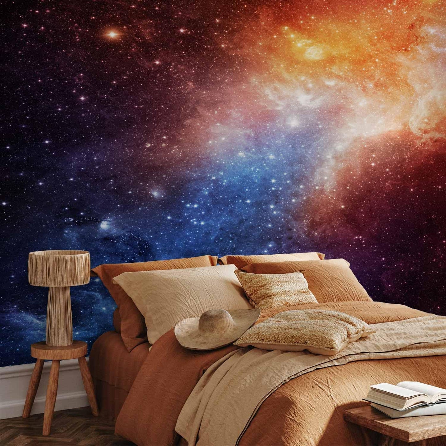 artgeist Wall Mural Cosmos Galaxy 173x124 in - Peel and Stick Self-Adhesive Wallpaper Removable Large Sticker Foil Wall Decor Print Picture Image Design f-B-0057-a-a