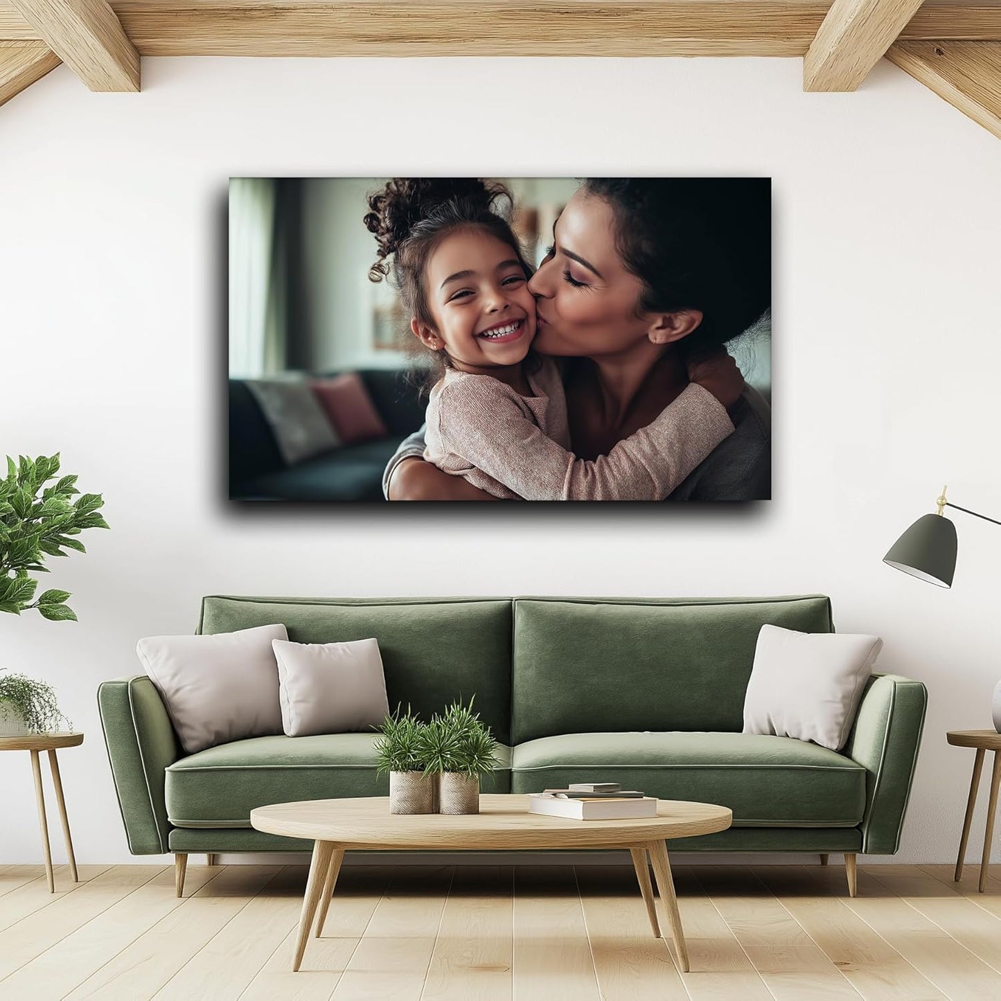 Custom Wall Art from Photo Personalized Canvas Pictures Customize Poster Personalized Picture Print with Your Photos for Home Wall Art Decor Keepsakes Unframed 18x12in