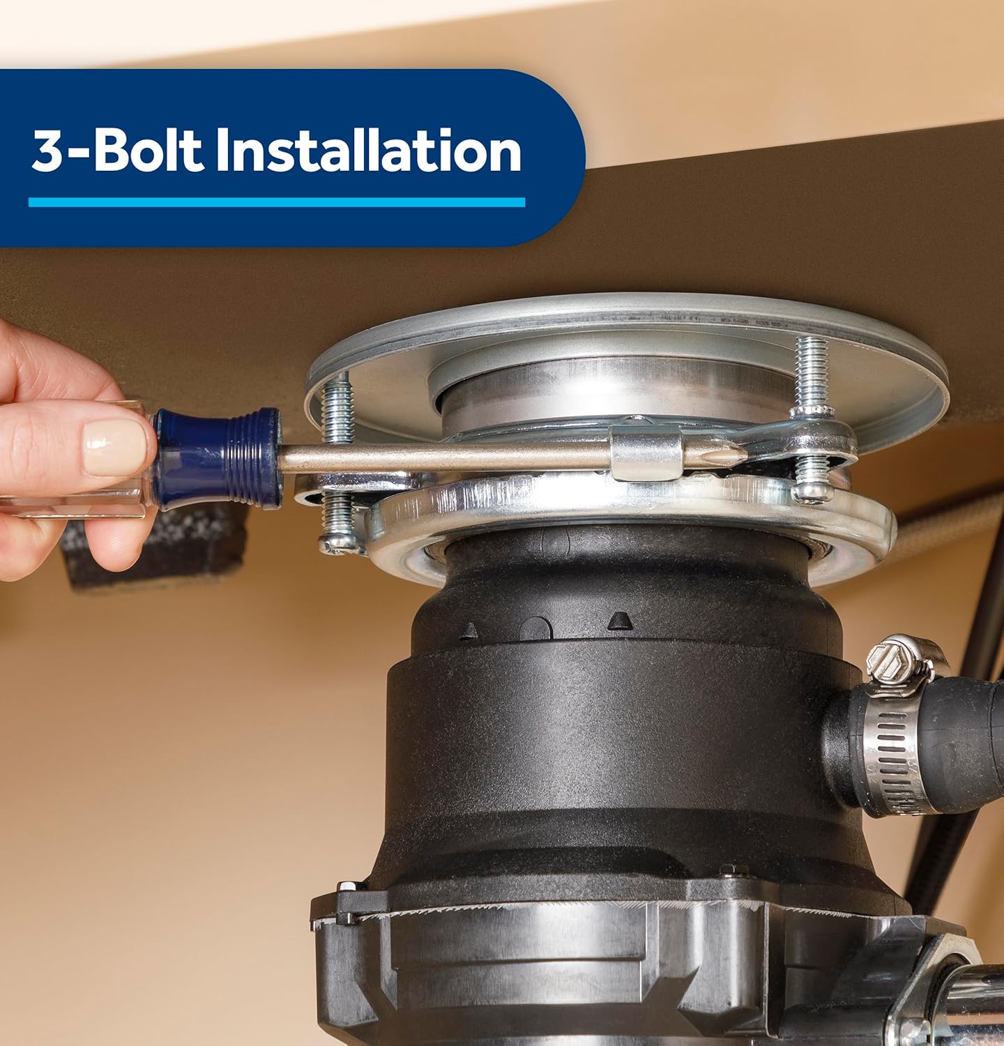 GE GFC765W Disposer, Black