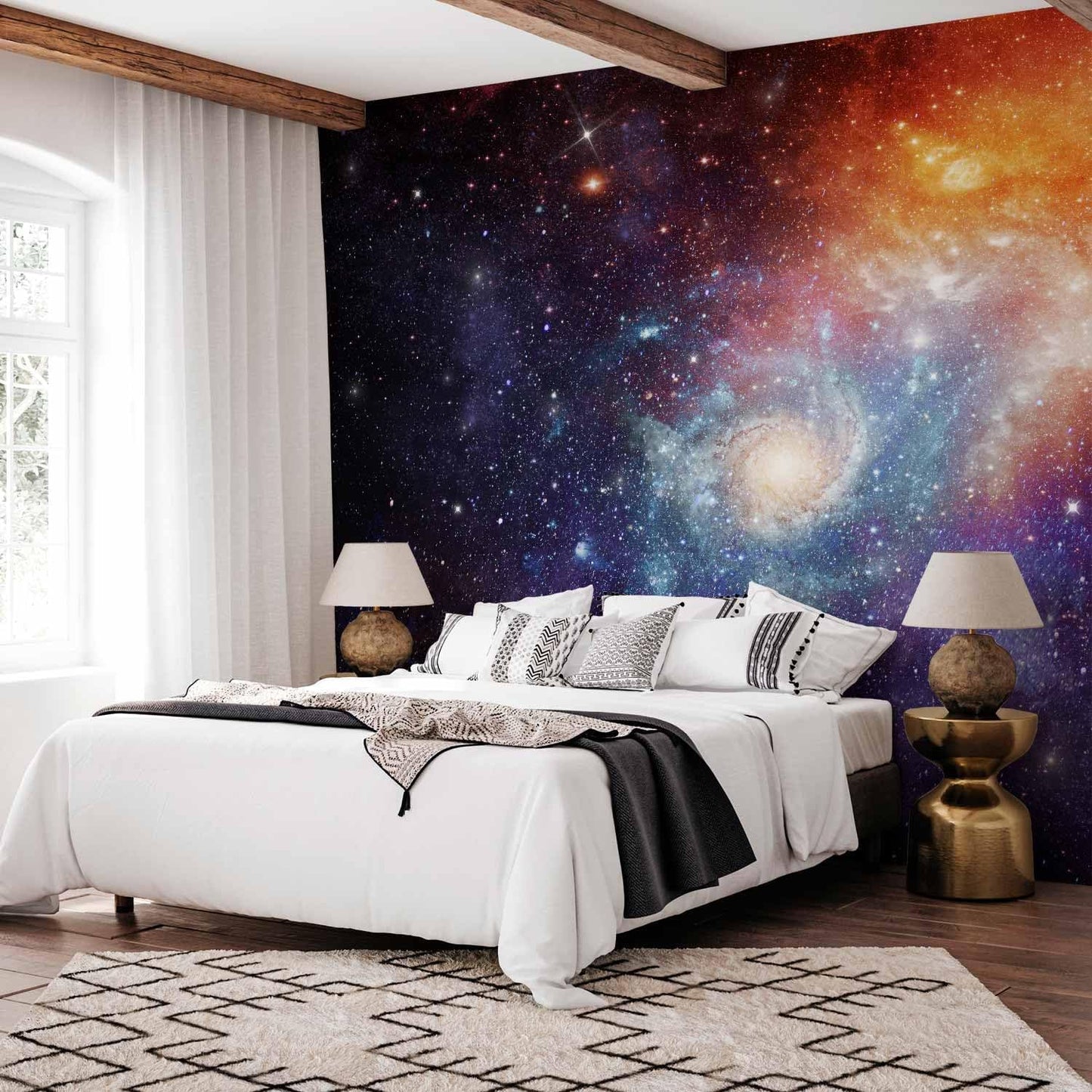 artgeist Wall Mural Cosmos Galaxy 177x124 in - XXL Non-Woven Wallpaper Fleece Wall Decor Photo Print Picture Image Design Home f-C-0101-a-a