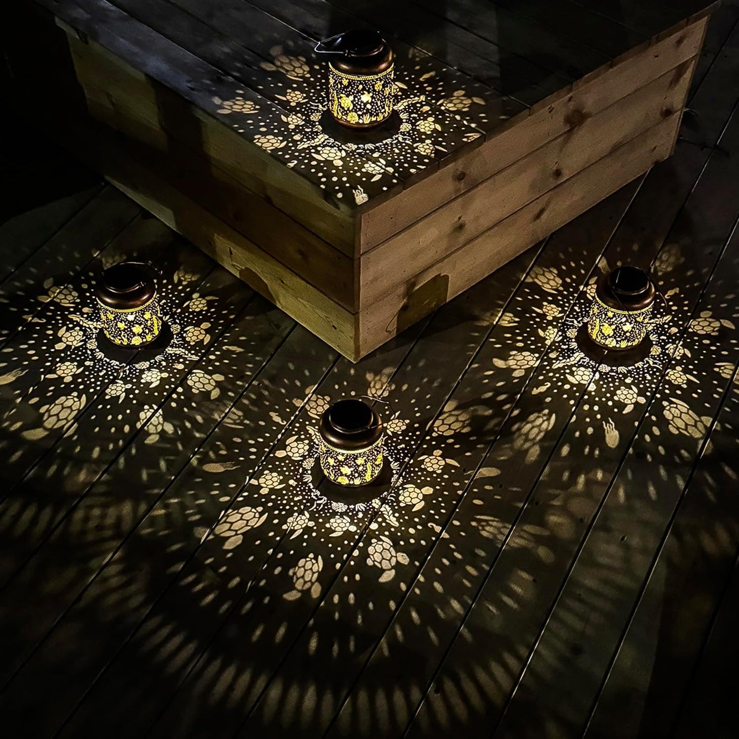 2 Pack Sea Turtle Solar Lanterns Outdoor Waterproof,Hanging Solar Lights Sea Turtle Gifts for Women Metal LED Decorative Light for Yard,Patio,Lawn,Tabletop,Pathway,Landscape,Garden Decor