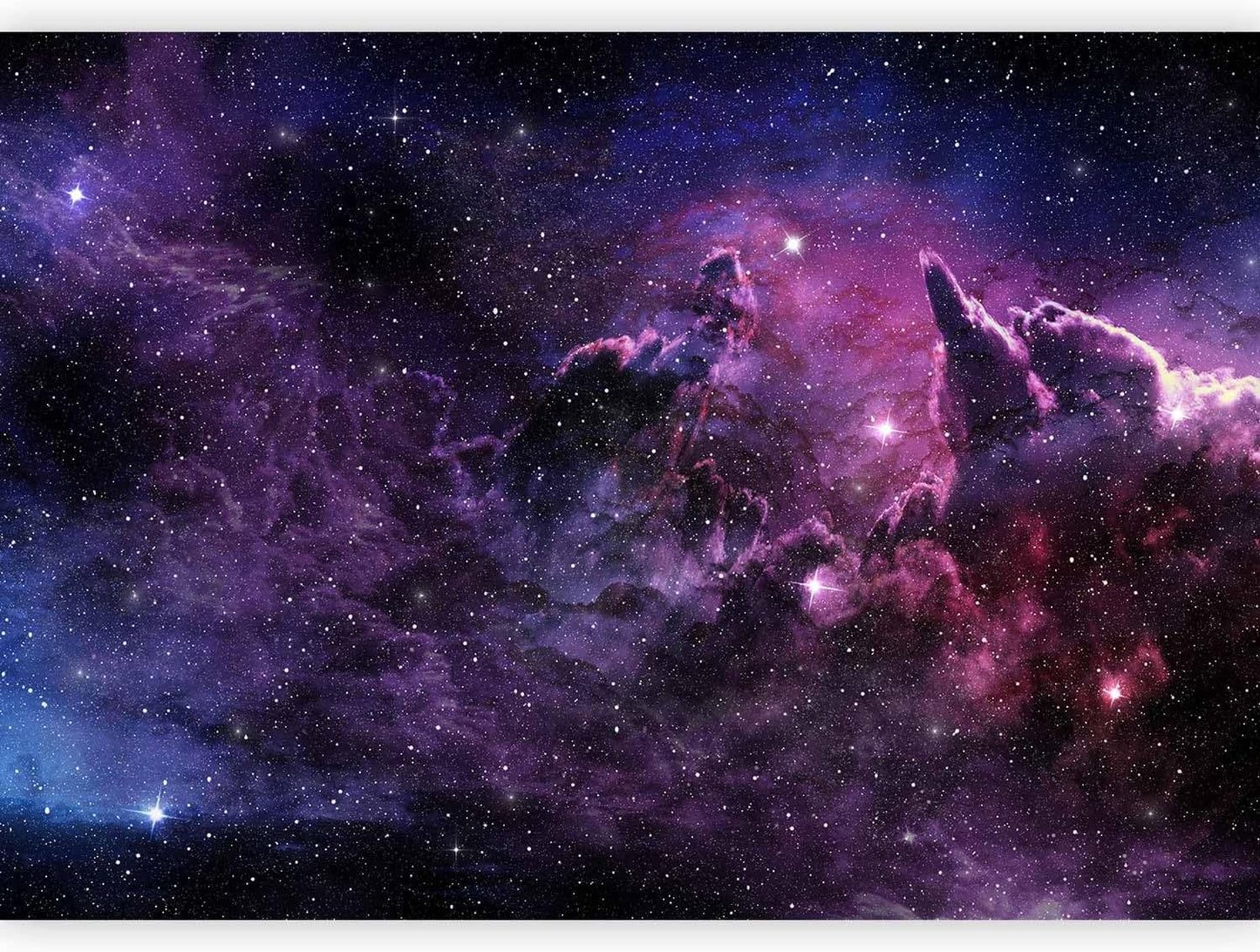 artgeist Premium Wall Mural Cosmos Galaxy 177x124 in - XXL Non-Woven Wallpaper Fleece Wall Decor Photo Print Picture Image Design Home a-C-0022-a-a
